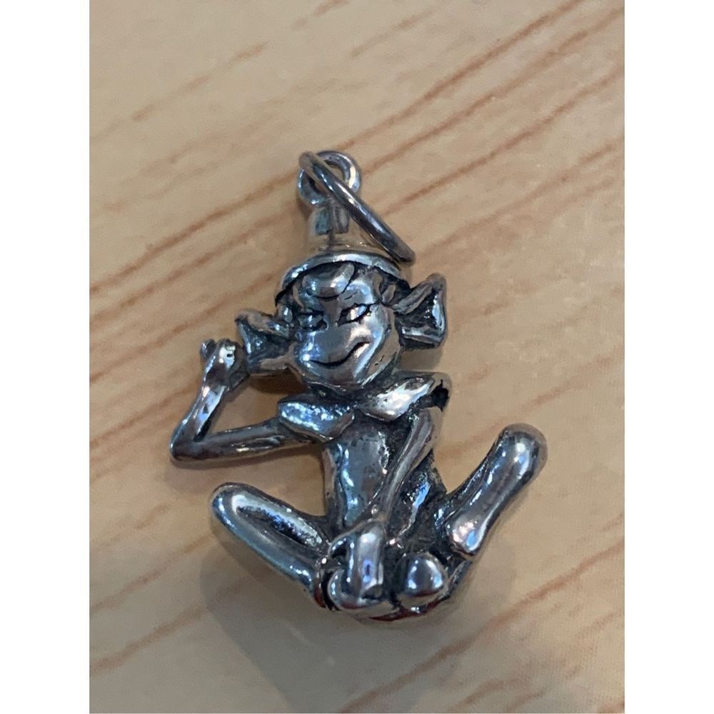 .925 Elf Sterling Silver Jewelry Charm